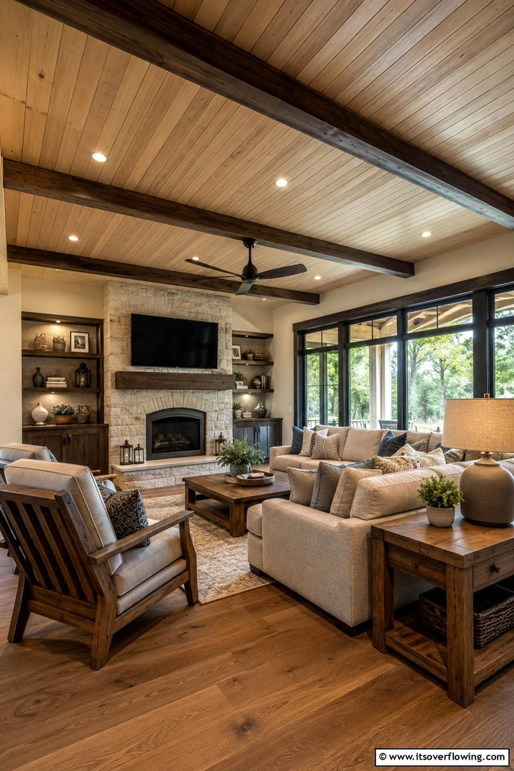 Farmhouse Chic Appeal - 30 Shiplap Ceiling Ideas to Add Farmhouse Charm Anywhere