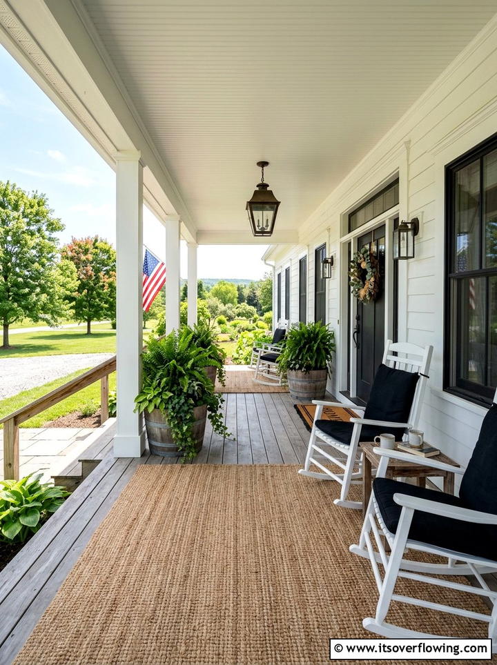 Farmhouse Front Porch - 25 front porch ideas for covered porch