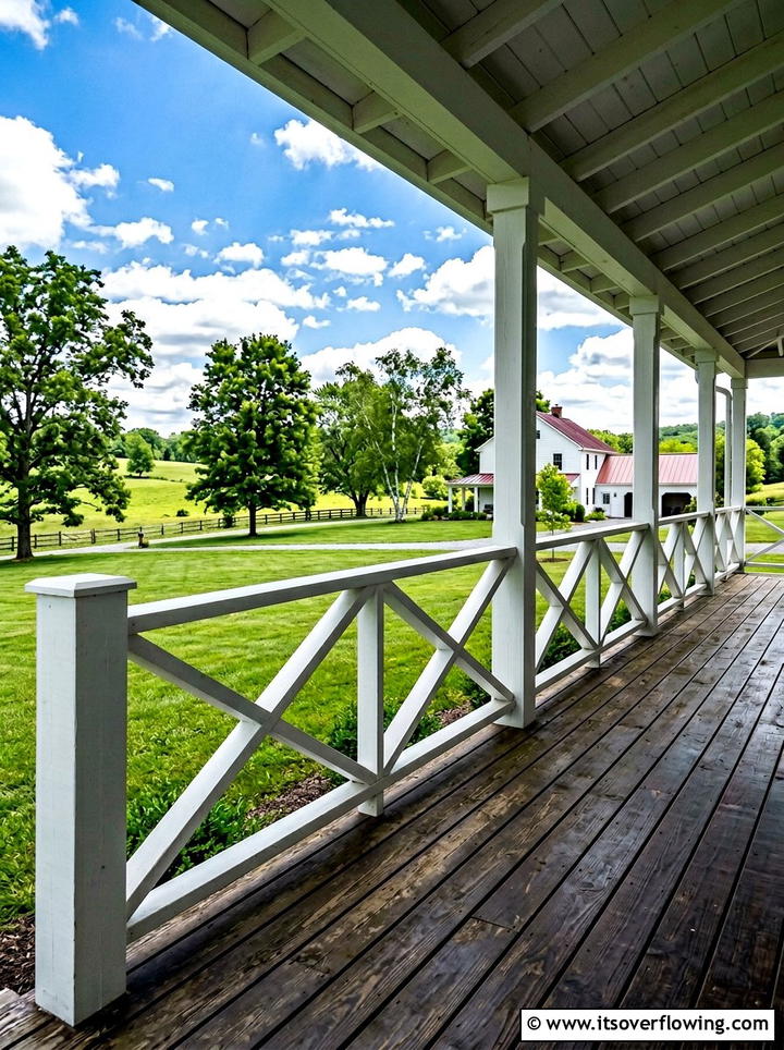 Farmhouse Porch Railing - 25 front porch ideas with farmhouse style
