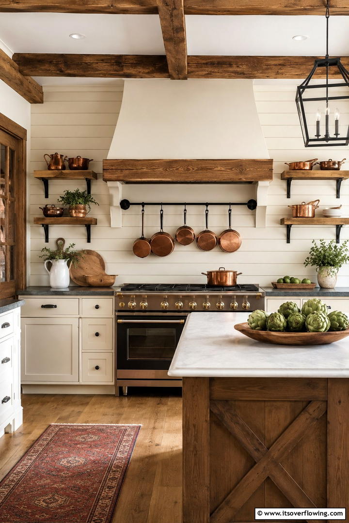 Farmhouse Style Shiplap Detailing - 30 Shiplap Backsplash Ideas to Elevate Kitchen Design