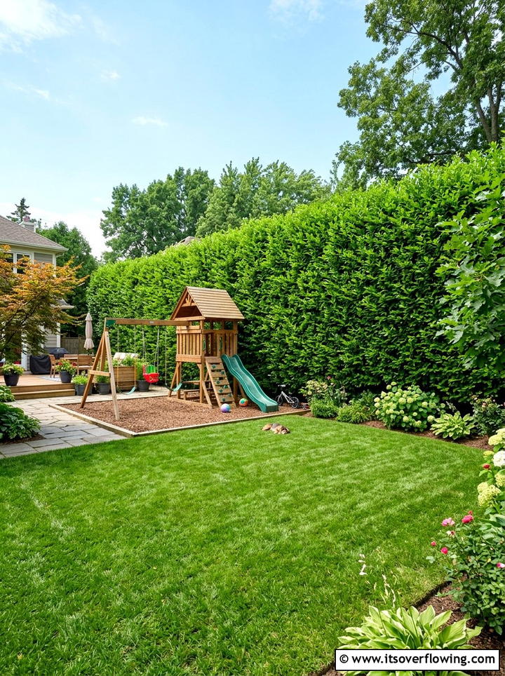 Fast Growing Hedge For Privacy - 25 backyard ideas with hedges
