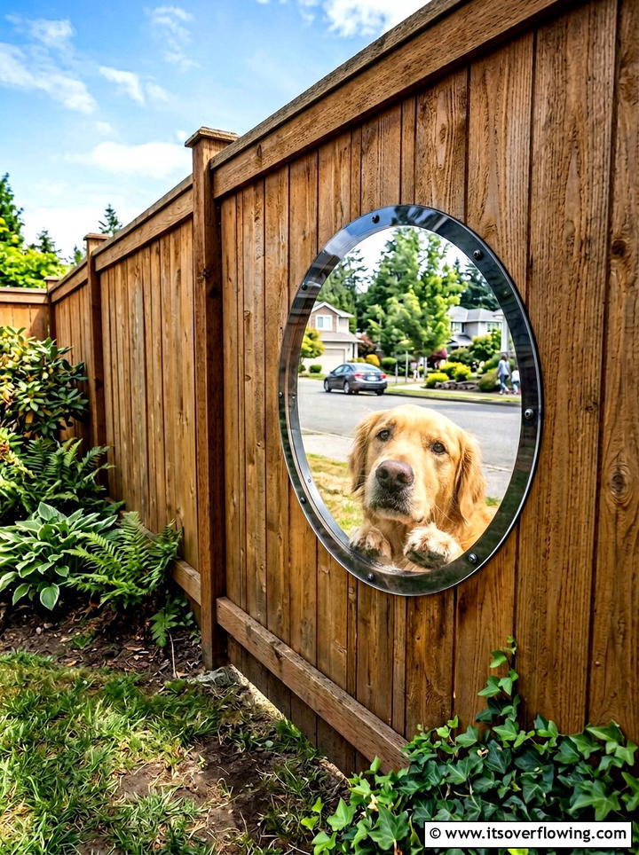 Fence Window For Dogs - 25 garden design ideas for pet friendly yards