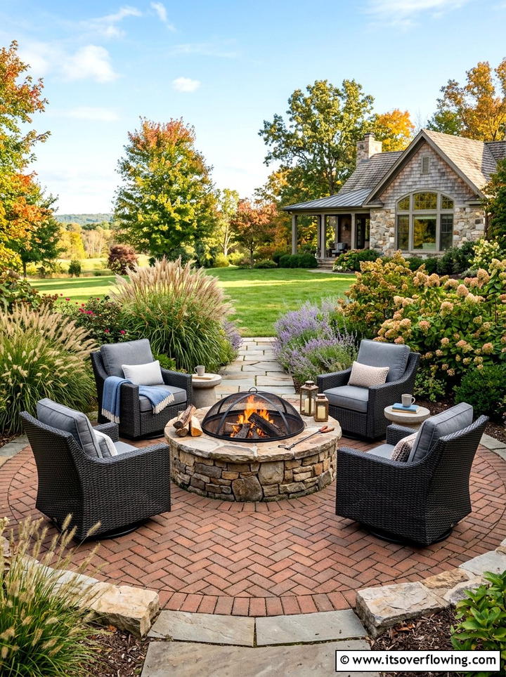 Fire Pit Lounge Area - 25 garden design ideas for reading nooks