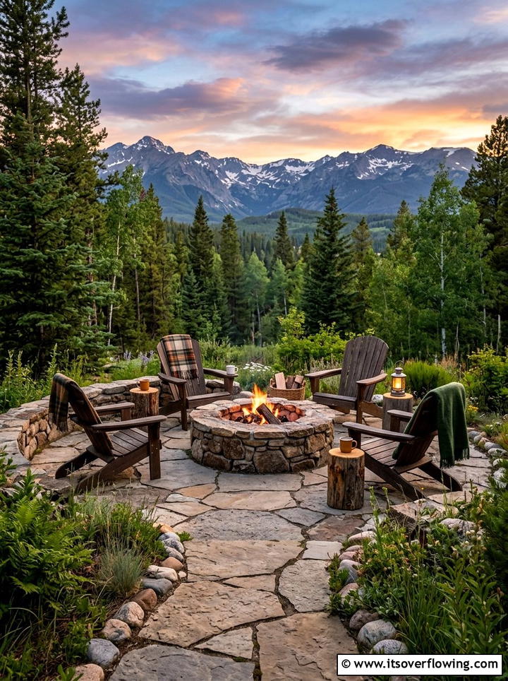 Fire Pit Seating Area - 25 garden ideas diy