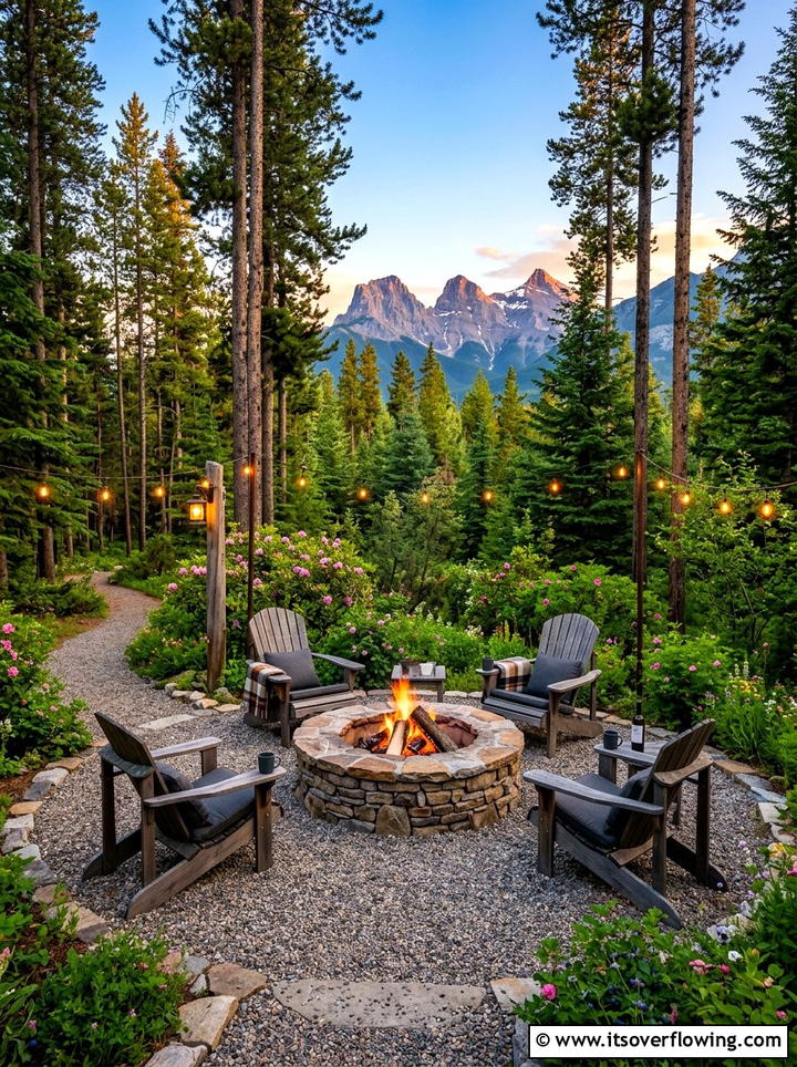 Fire Pit Seating Area - 25 garden ideas for spring