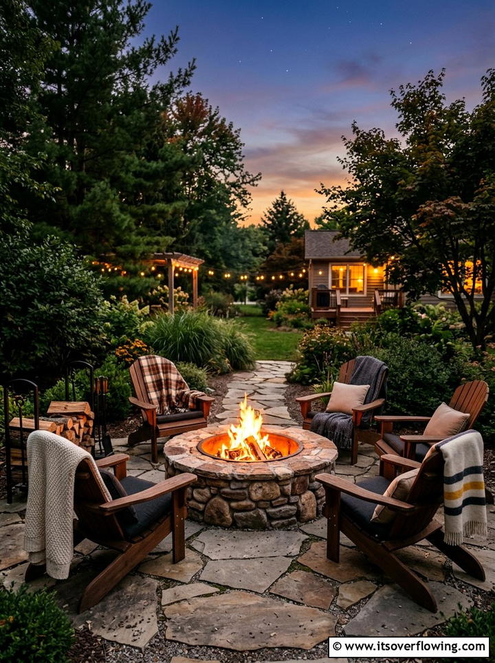 Fire Pit Seating - 25 backyard ideas for entertaining