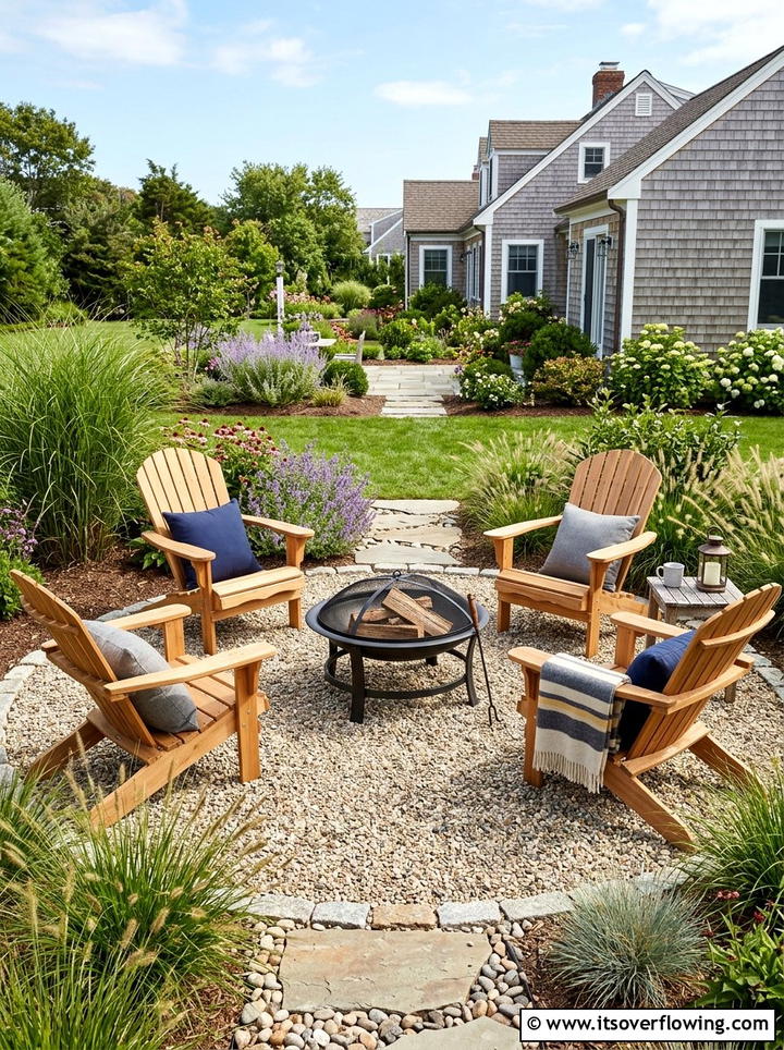 Fire pit area landscaping - 25 small garden ideas with low maintenance plants