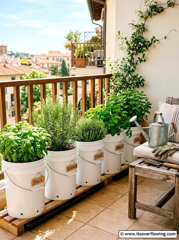 Five Gallon Bucket Garden - 25 cheap garden ideas with composting
