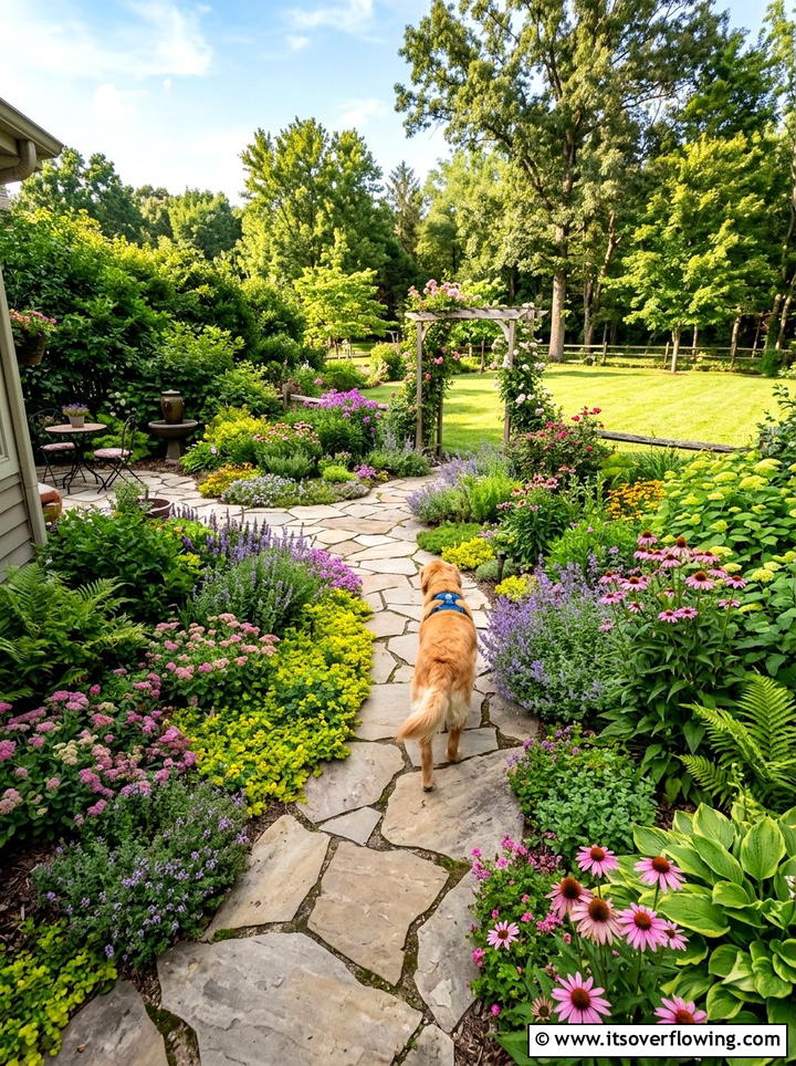 Flagstone Path For Dogs - 25 backyard decorating ideas with pet friendly setup