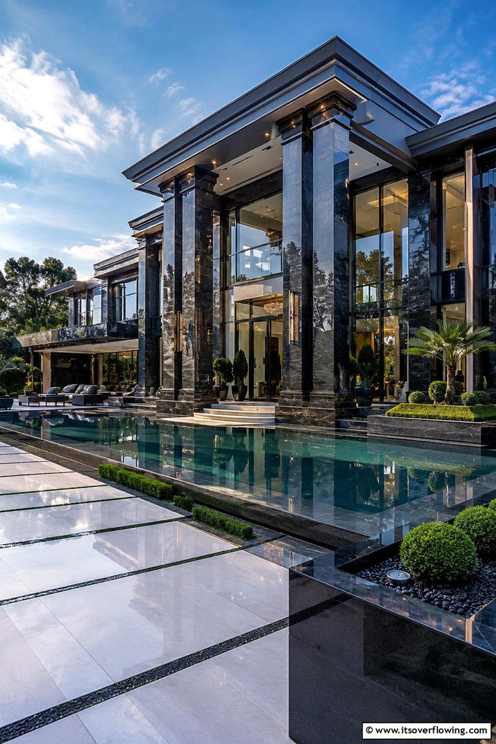 Flagstone Versatility - 30 Exterior Stone Types for Rustic to Modern House Designs