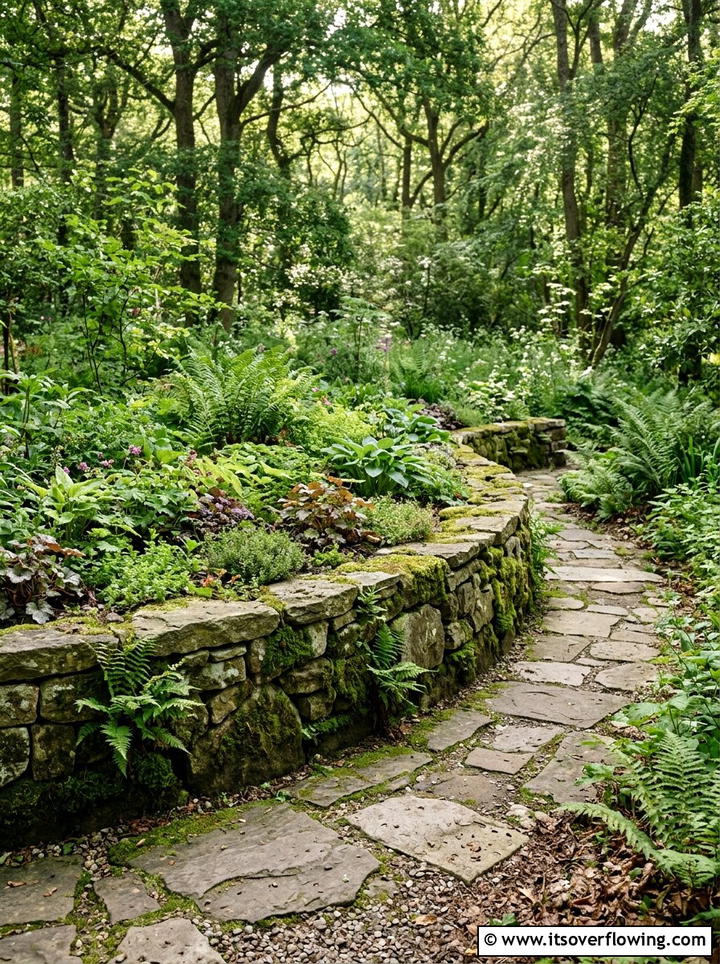 Flagstone raised bed design - 25 backyard ideas with raised beds