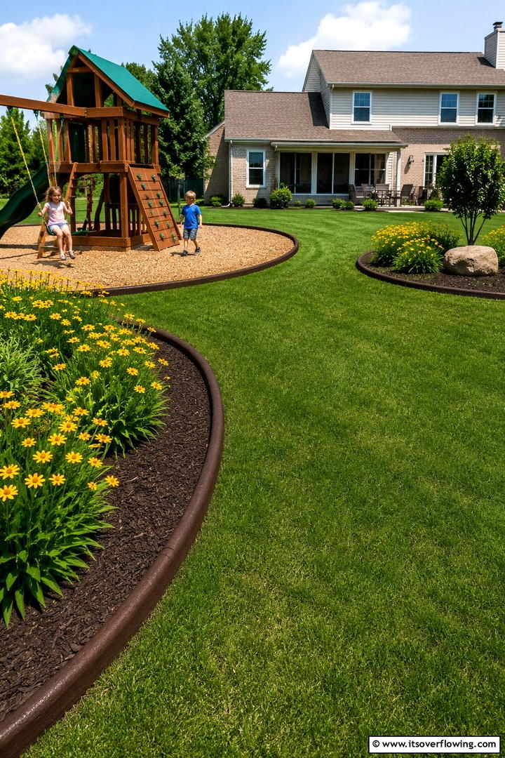 Flexible Rubber Garden Borders - 30 Modern Garden Edging Ideas to Define Your Outdoor Space