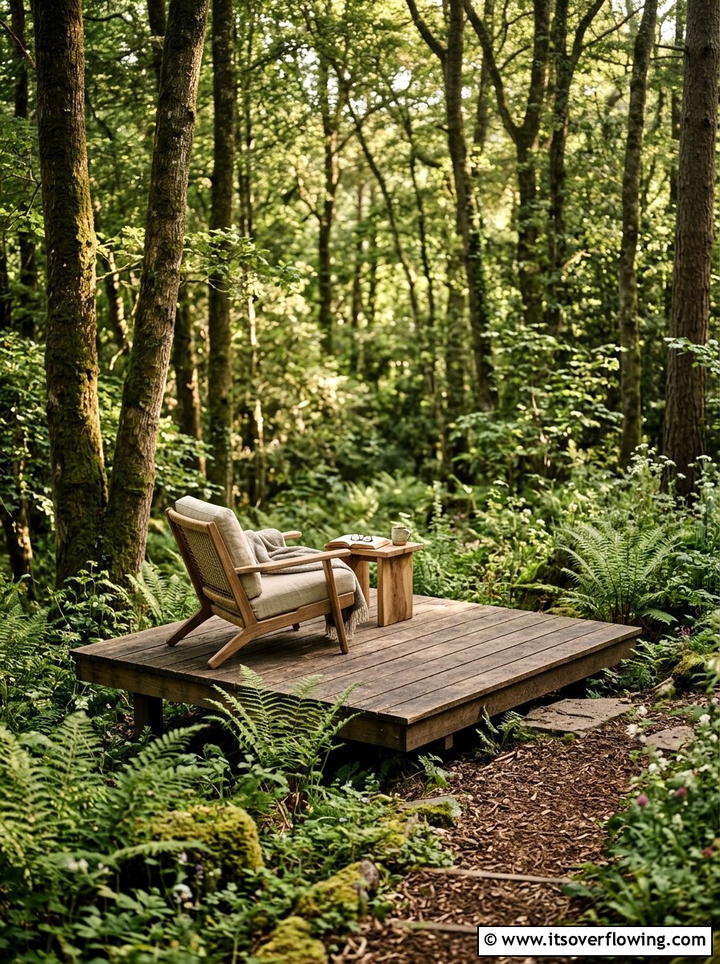Floating Deck In Garden - 25 backyard ideas with deck