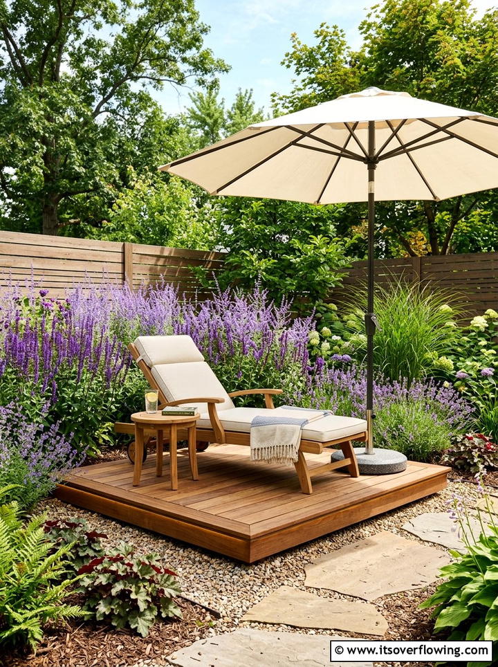Floating deck nook - 25 creative garden ideas with outdoor reading spaces