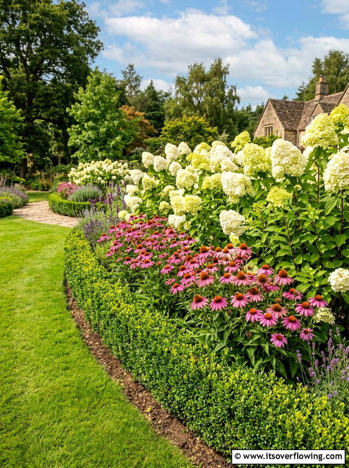 Flower Bed Border - 25 small garden ideas with layered plants