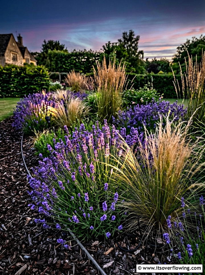 Flower Bed Spotlights - 25 garden design ideas with lighting plans