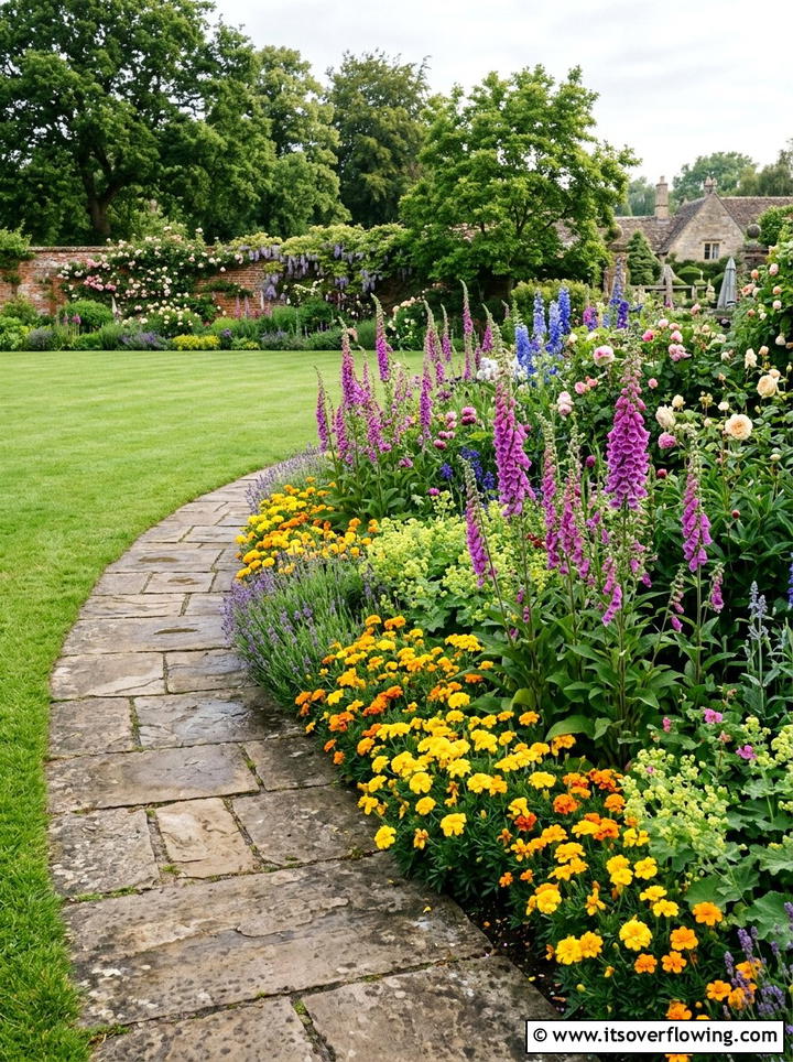 Flower Border Layout - 25 garden ideas for spring