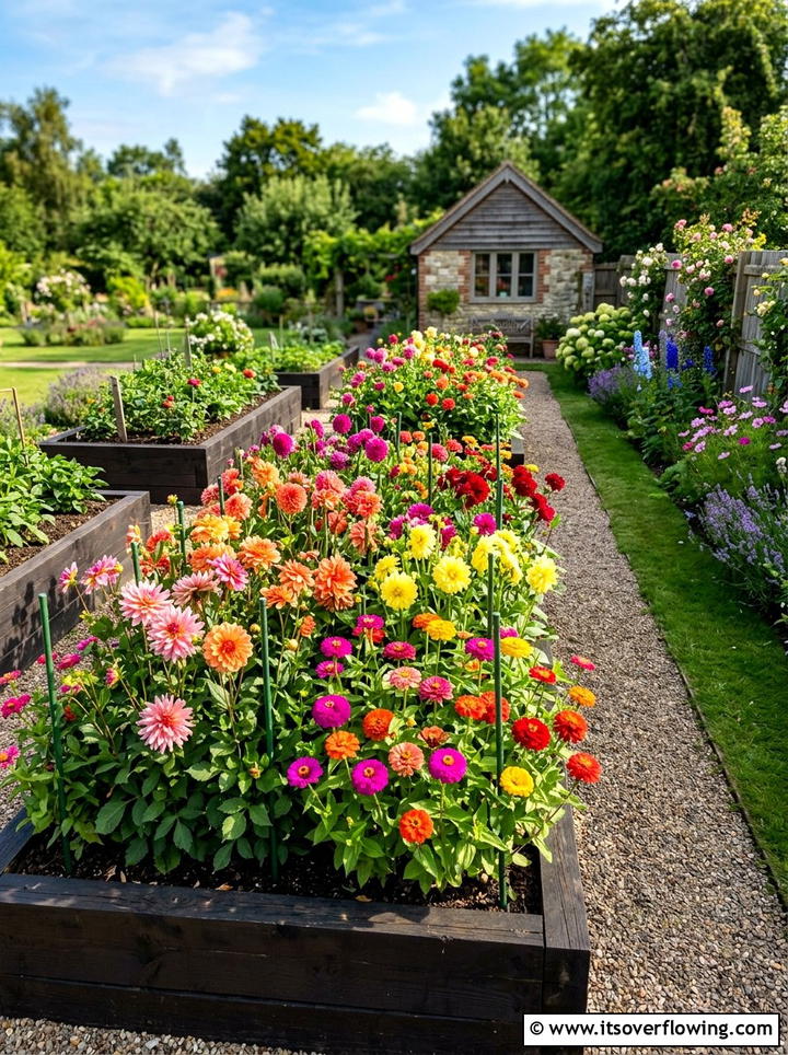 Flower garden raised beds - 25 garden ideas with raised beds