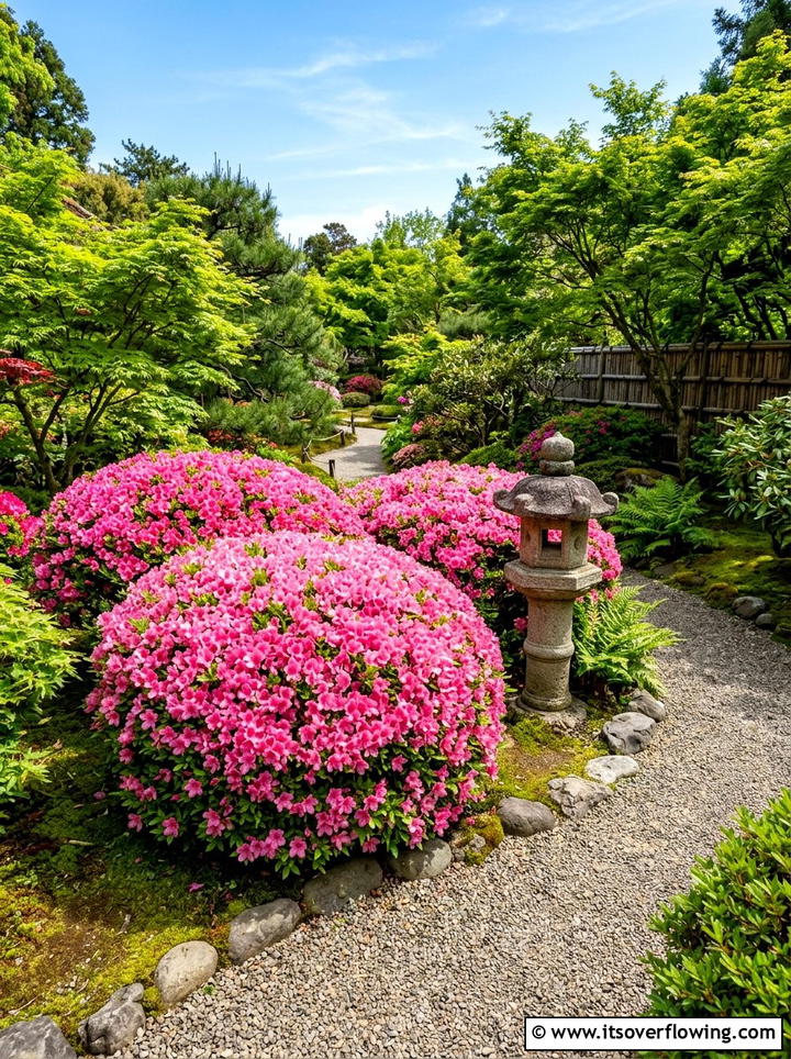 Flowering Azalea - 25 garden ideas for japanese style