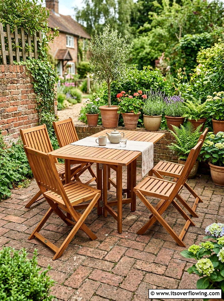 Foldable Outdoor Furniture - 25 small garden ideas