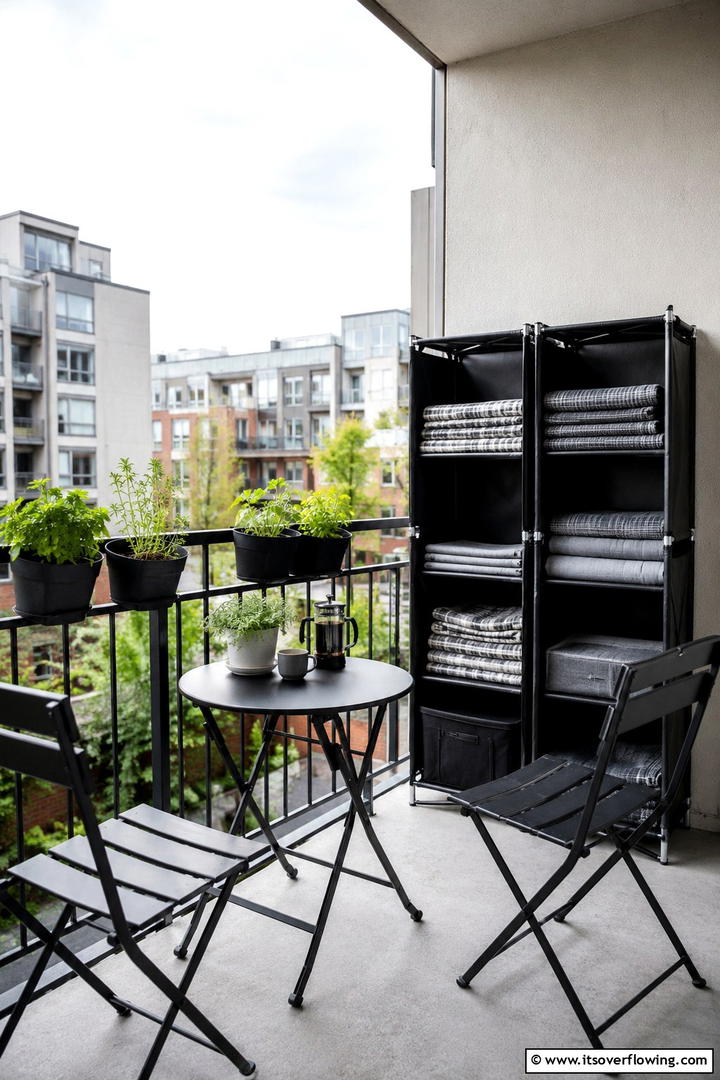 Foldable Storage Units - 30 Practical Outdoor Storage Ideas for a Tidy Yard