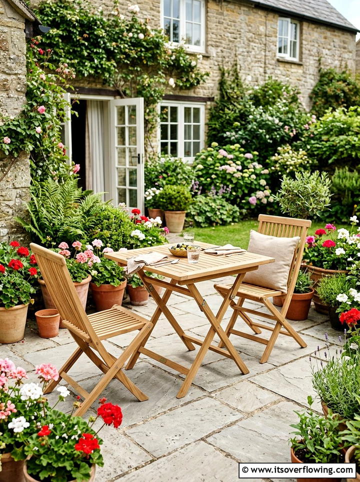 Foldable garden furniture - 25 garden design ideas for small yards