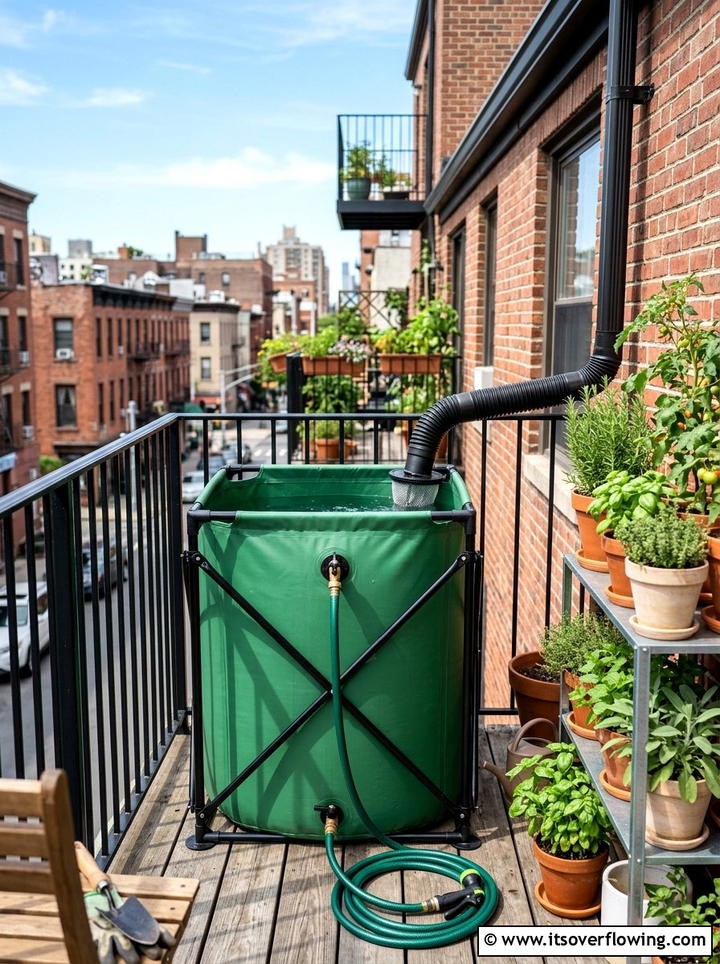Foldable rain barrel - 25 garden ideas with rain barrels