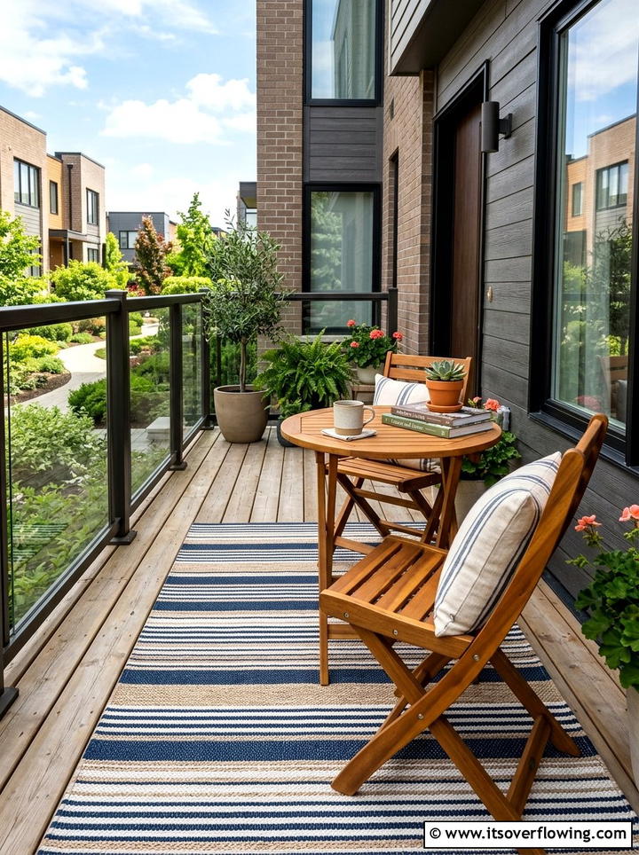 Folding Wooden Chairs - 25 front porch ideas for townhouses