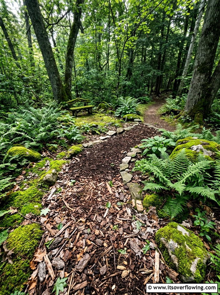 Forest Floor Mulch - 25 garden ideas with mulch