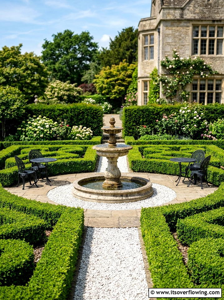 Formal Boxwood - 25 garden design ideas for patios