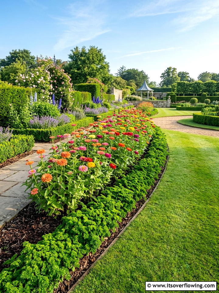 Formal Herb Garden Borders - 25 garden design ideas with herbs and flowers