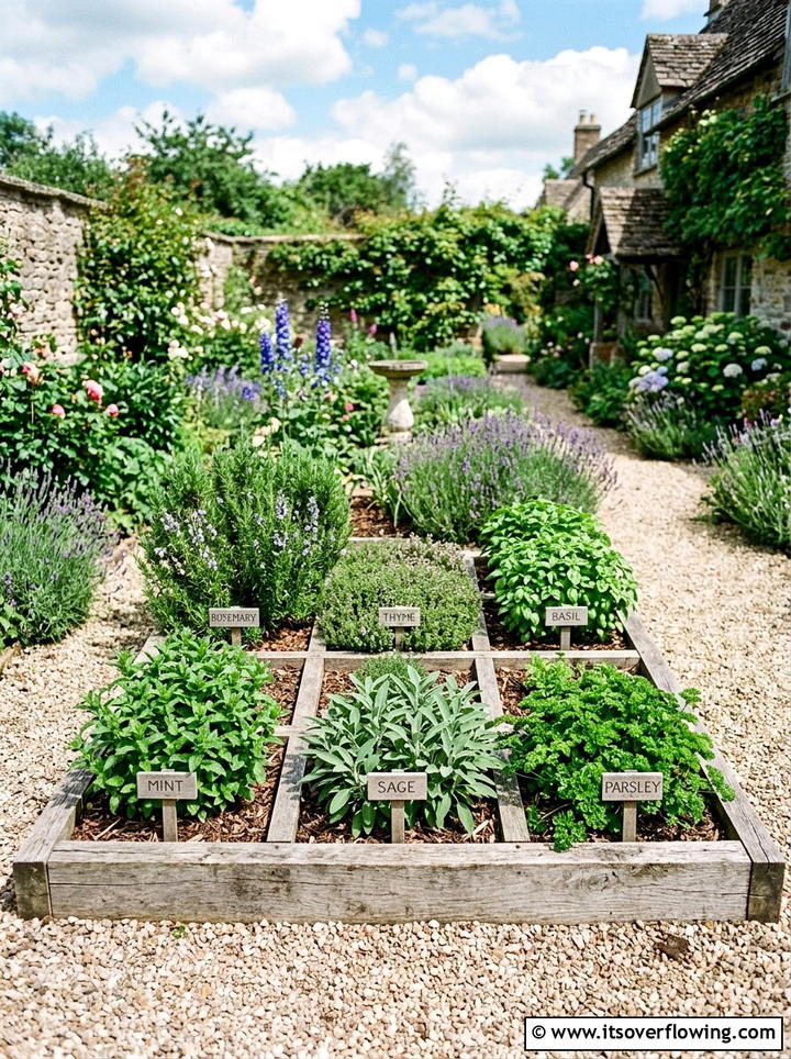 Formal Herb Garden - 25 garden design ideas with straight lines