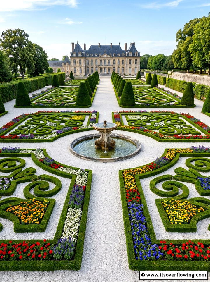 Formal boxwood parterre - 25 garden design ideas