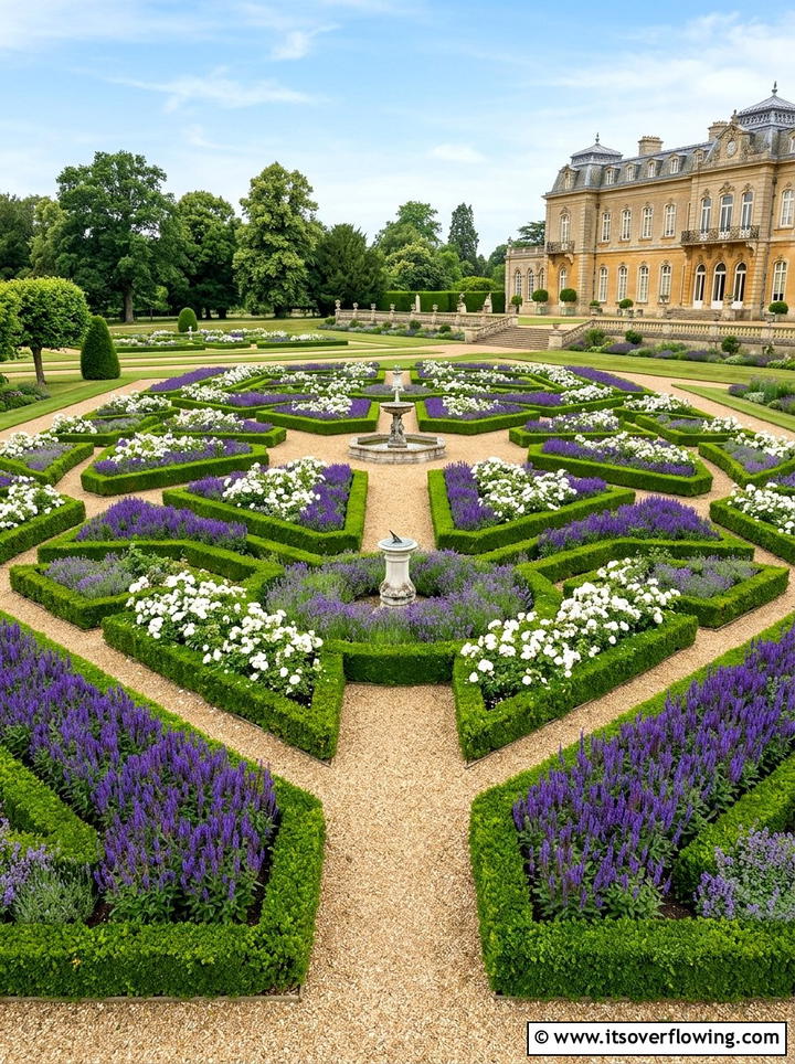 Formal garden parterre - 25 creative garden ideas with pollinator beds