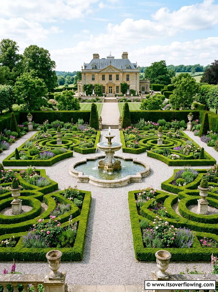 Formal parterre - 25 garden design ideas for projects