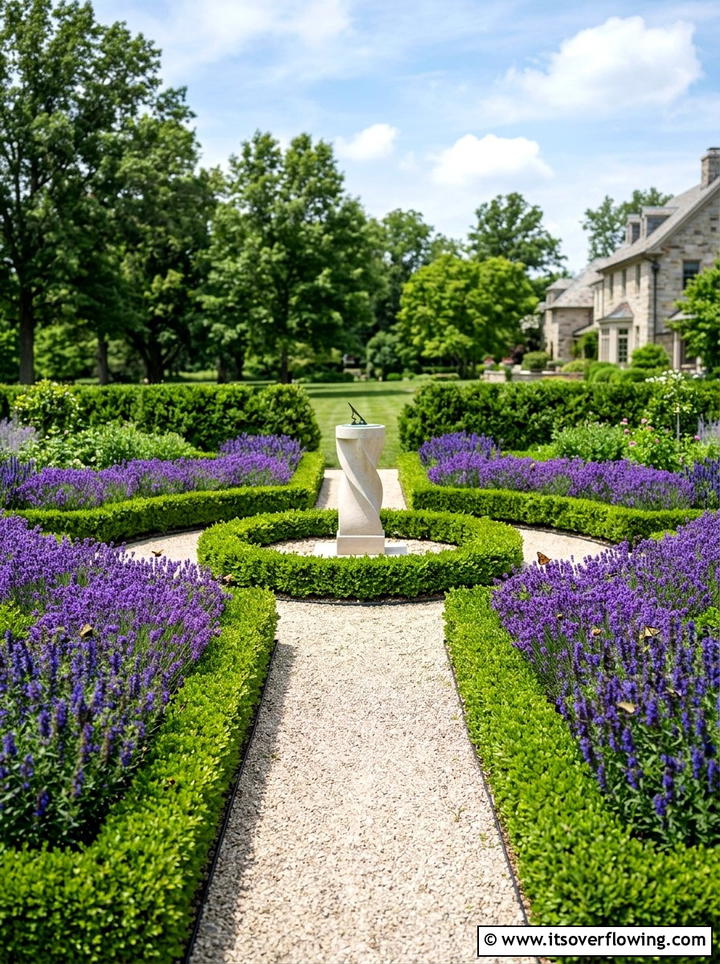 Formal pollinator garden - 25 garden ideas with pollinator plants
