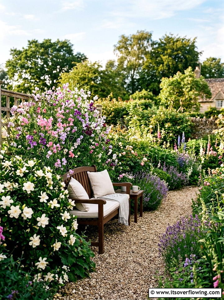 Fragrant flower garden - 25 small garden ideas with flowers