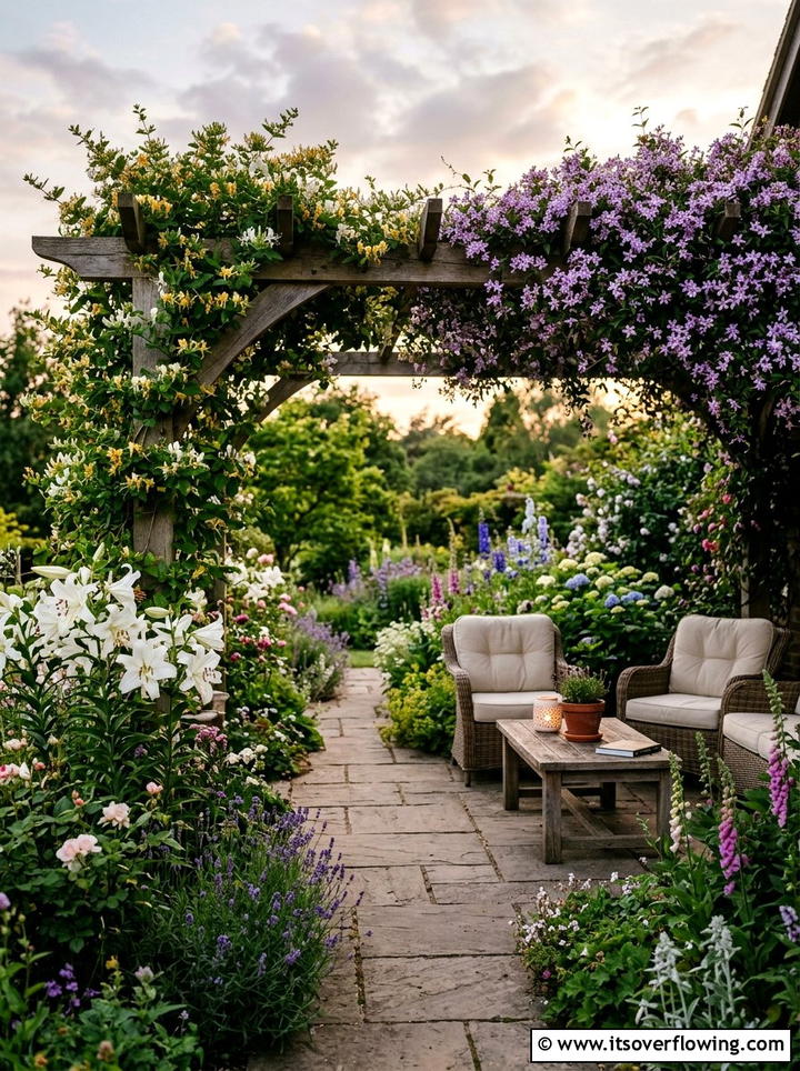 Fragrant flower garden - 25 creative garden ideas with maximal flower color