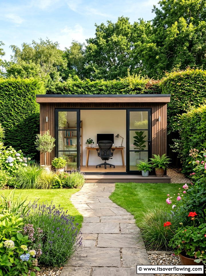 Freestanding Garden Room - 25 backyard ideas with shade structures