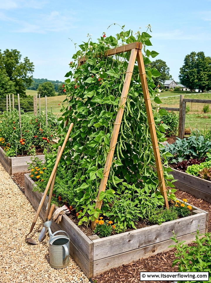 Freestanding Trellis For Vegetable Patch - 25 small garden ideas with trellis
