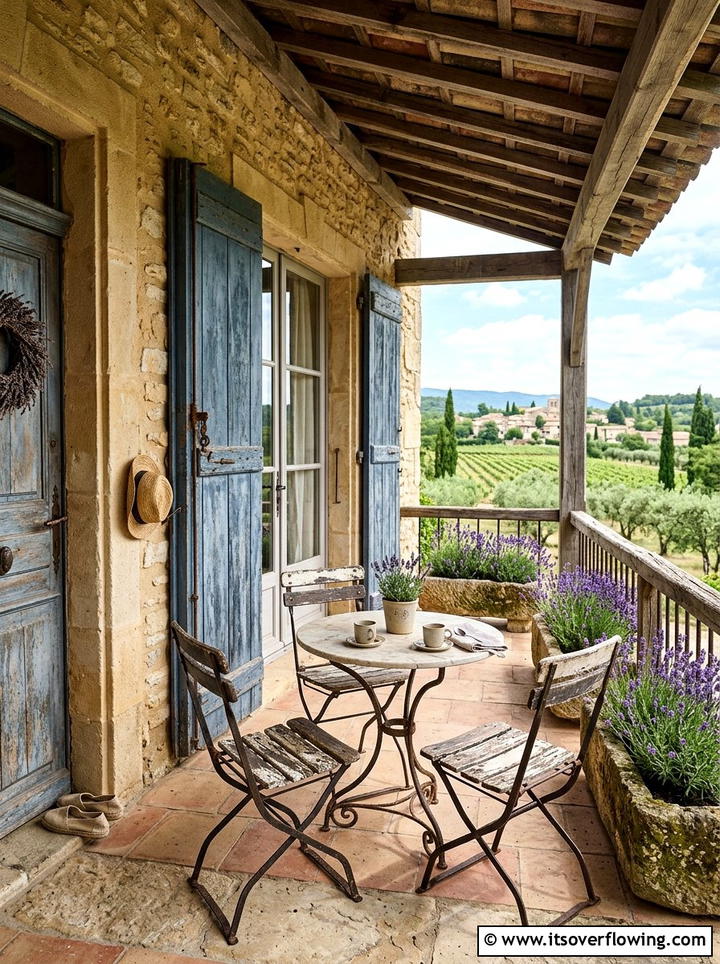 French Country Porch - 25 front porch ideas for year round style