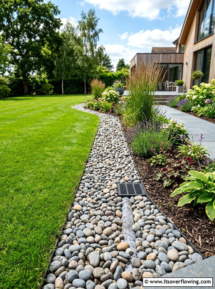 French Drain Installation - 25 backyard ideas with drainage solutions