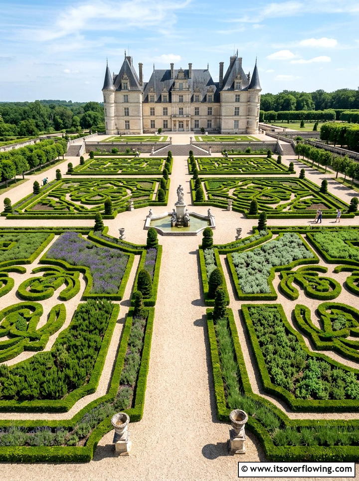 French Parterre Herb Garden - 25 backyard decorating ideas with herb stations