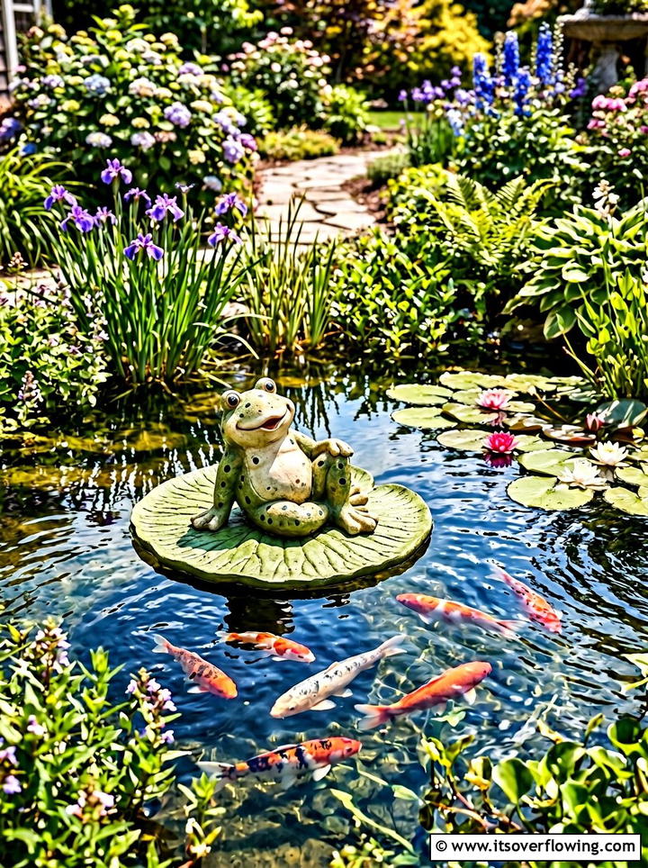 Frog garden decor - 25 garden decor ideas with statues