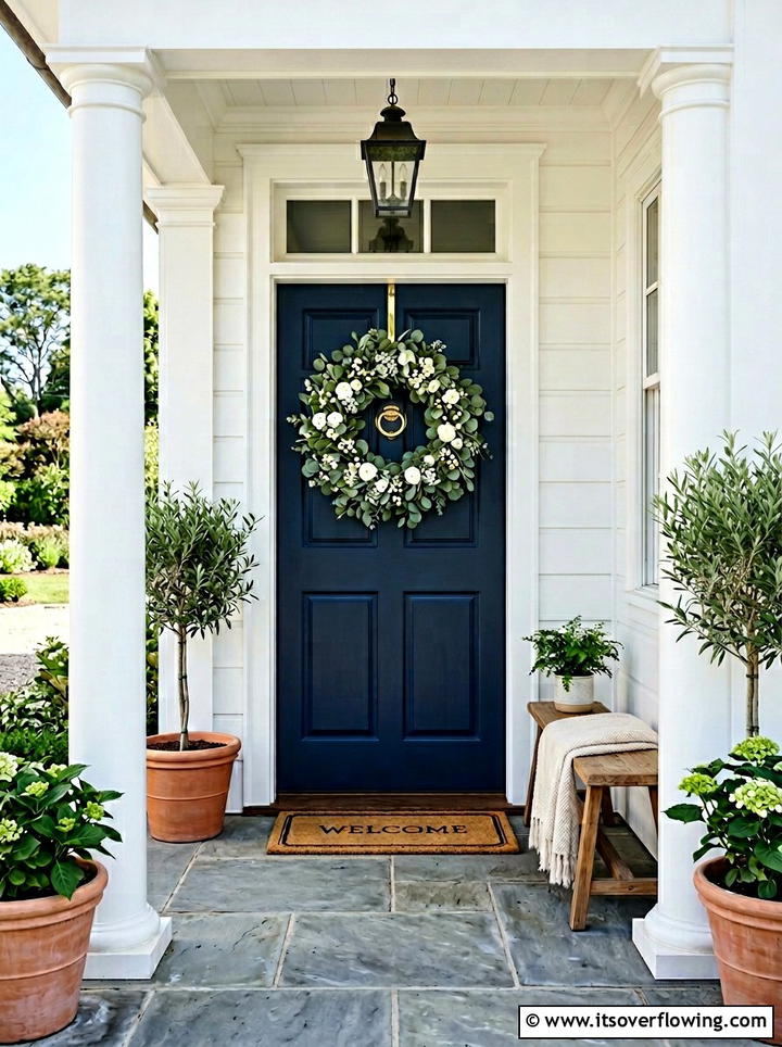 Front Door Wreath - 25 front porch decor ideas for spring