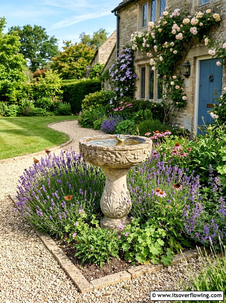 Front Garden Bird Bath - 25 garden design ideas for front gardens