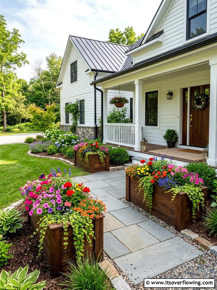 Front Garden Planter Boxes - 25 garden design ideas for front gardens