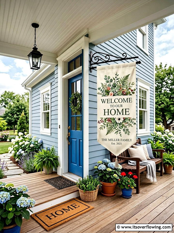 Front Porch Banner Sign - 25 front porch decor ideas with signs