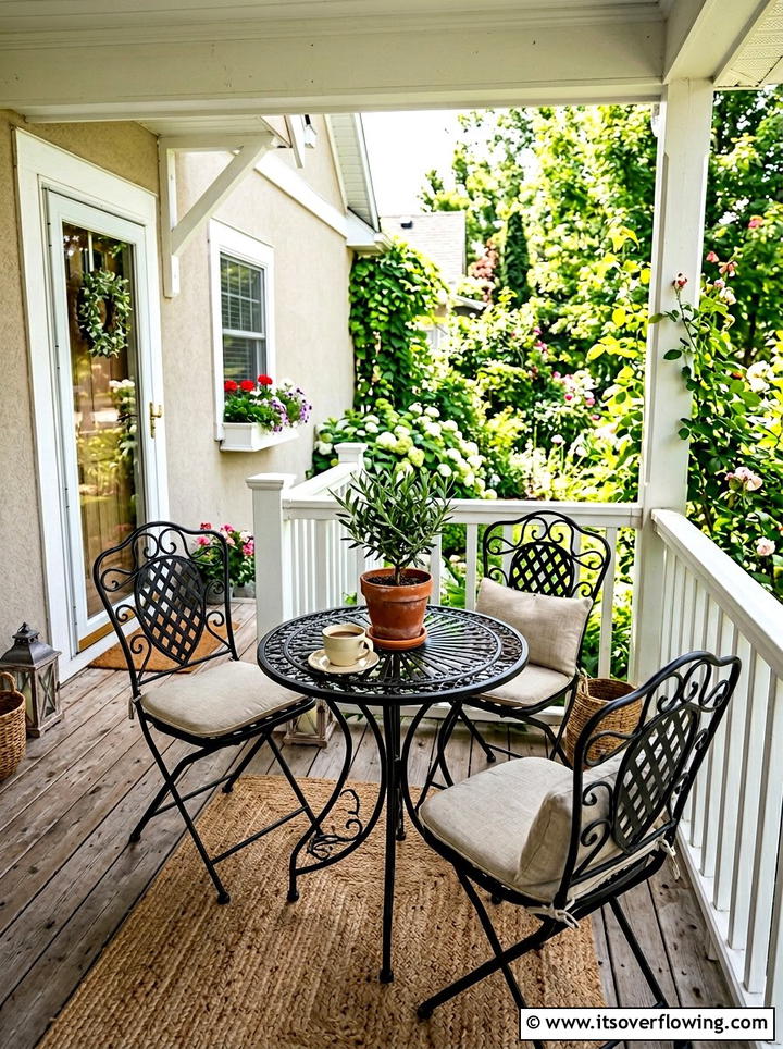Front Porch Bistro Set - 25 front porch ideas for open porch