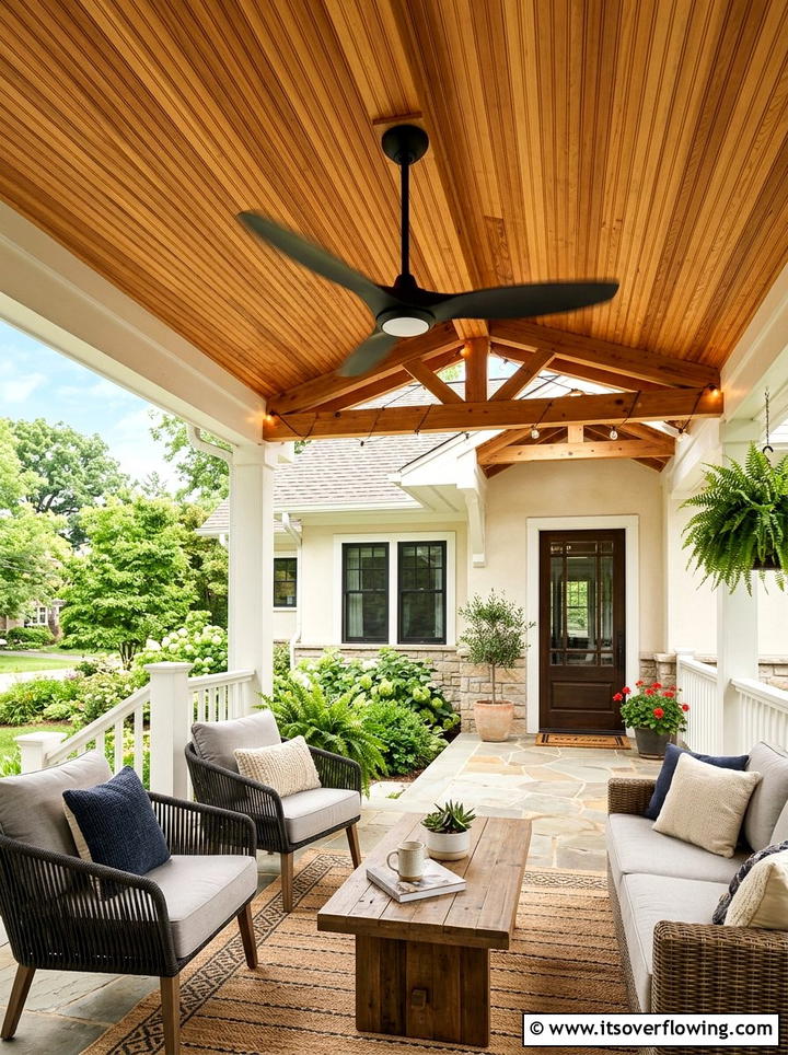 Front Porch Ceiling Fan - 25 front porch ideas for open porch